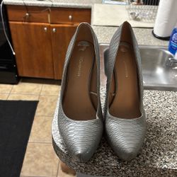Grey BCBG Heels 