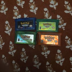 Pokemon GBA games (Reproduction)
