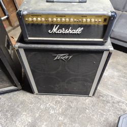 Marshall/Peavey Half Stack, Will Sell Separate