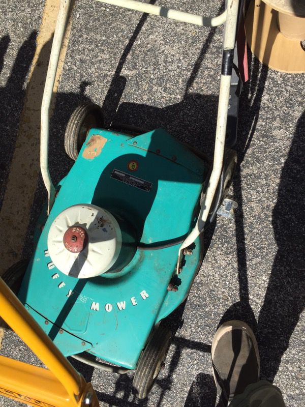 Vintage Huffy electric lawn mower