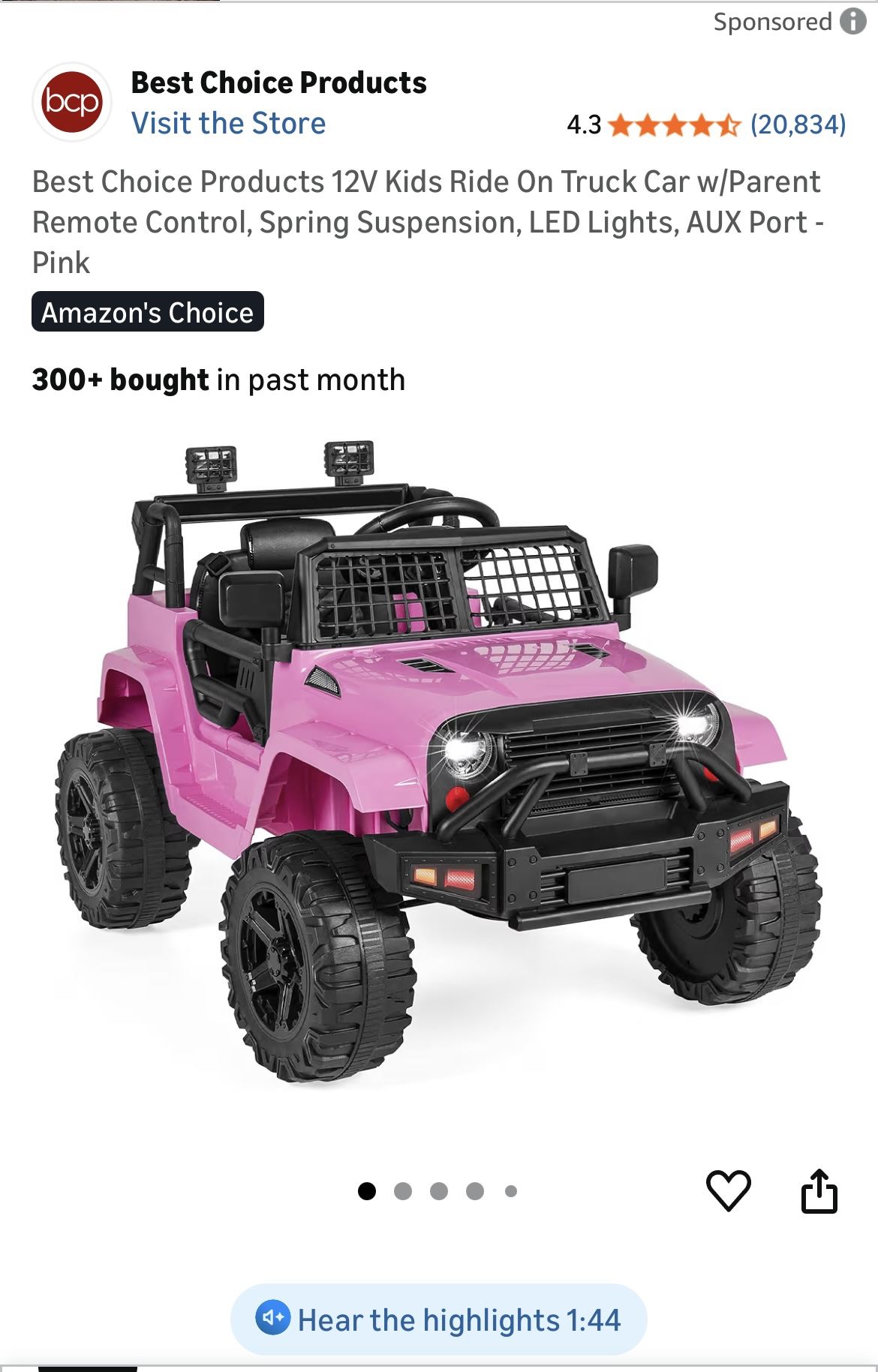Kid’s Battery Powered Jeep