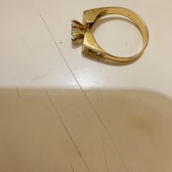 14kgold Diamond Ring 