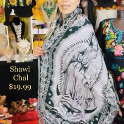 Mexican Artesanal Shawl /Rebosos mexicanos artesanales 