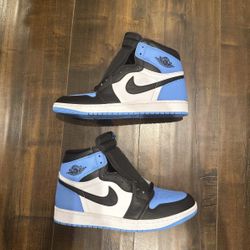 *BRAND NEW + NO BOX* Air Jordan 1 Retro High OG 'UNC Toe'