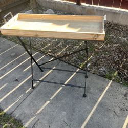 Farmhouse Folding Side Table