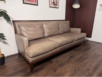 Henredon Leather Company Down-Filled Leather Sofa  $8K+ Retail - Free Delivery