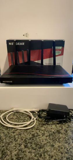 Netgear Nighthawk X4S AC3200 Cable Modem Router Combo (C7800) - Complete Kit