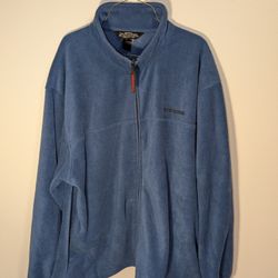 Navy blue winchester zip up fleece hoodie
