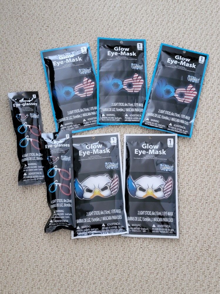 July 4th GLOW in the DARK Accessories