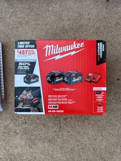 Milwaukee m18 2 pack with charger
