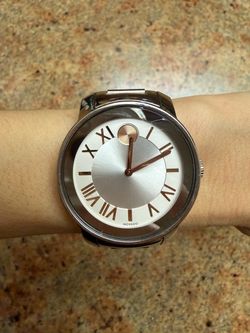 Movado Bold Stainless Steel Watch 39 mm