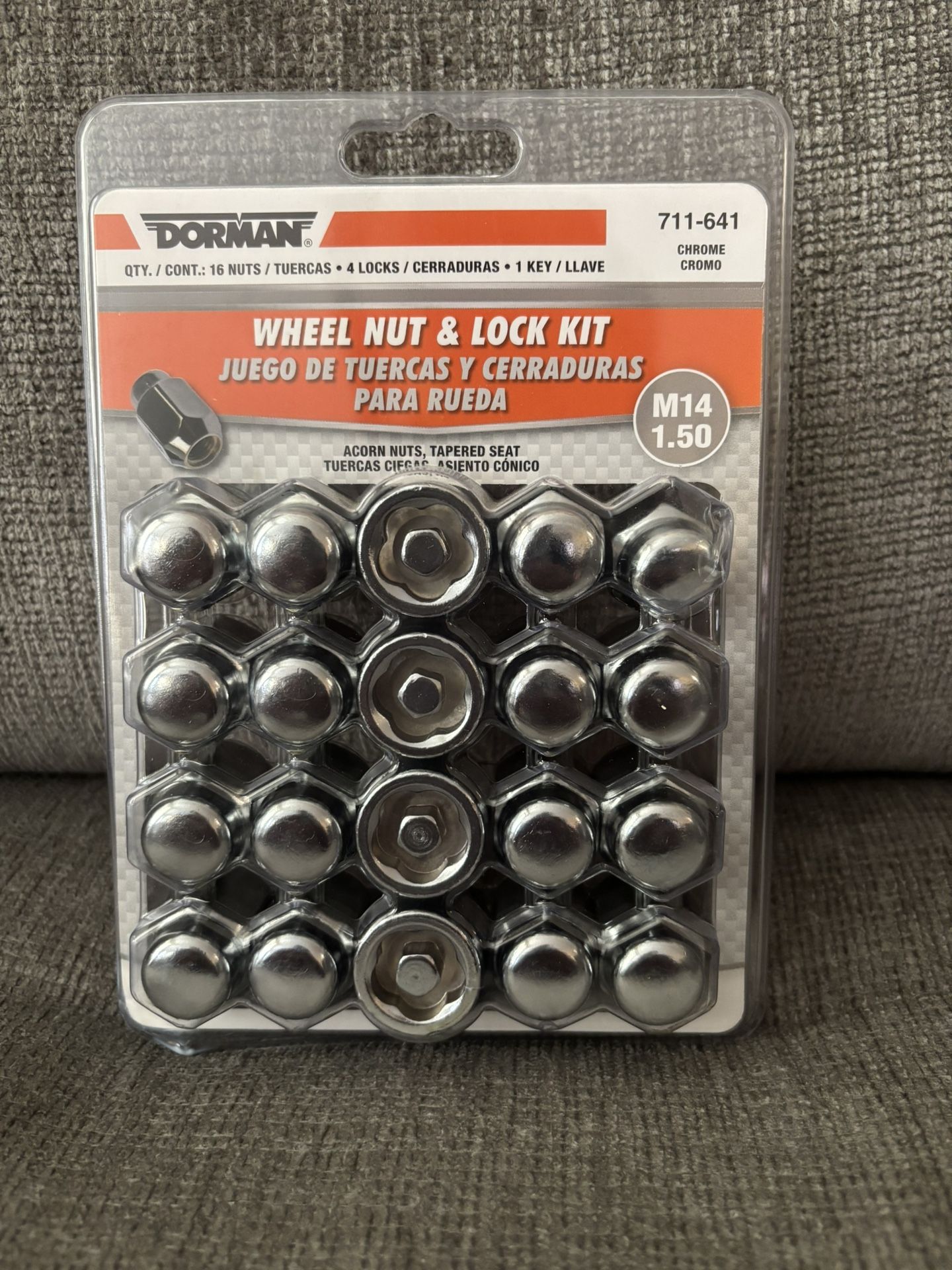 Wheel Lug Nut and Lock Kit 14x1.50 Thread Pattern