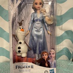 NWT Disney Elsa & Olaf Doll