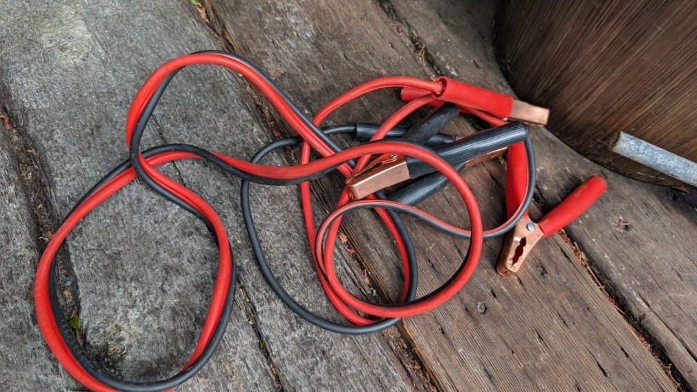 Working Jumper Cables Battery Jump Start Cable Set