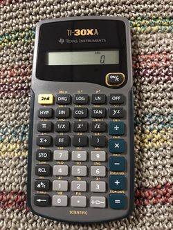 Texas Instruments 30XA calculator