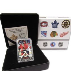 NHL Chicago Blackhawks Denis Savard .9999 Silver $25 Proof 2019 Canada COA