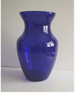 Cobalt Blue Glass Vase