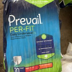 Free Prevail Diapers and Underpads 