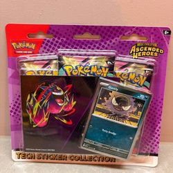 Pokemon Ascended Hero’s 3 Pack Blister Gastly