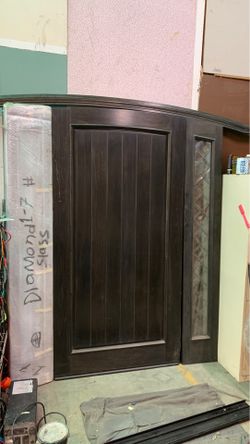 Beautiful wooden/glass house door