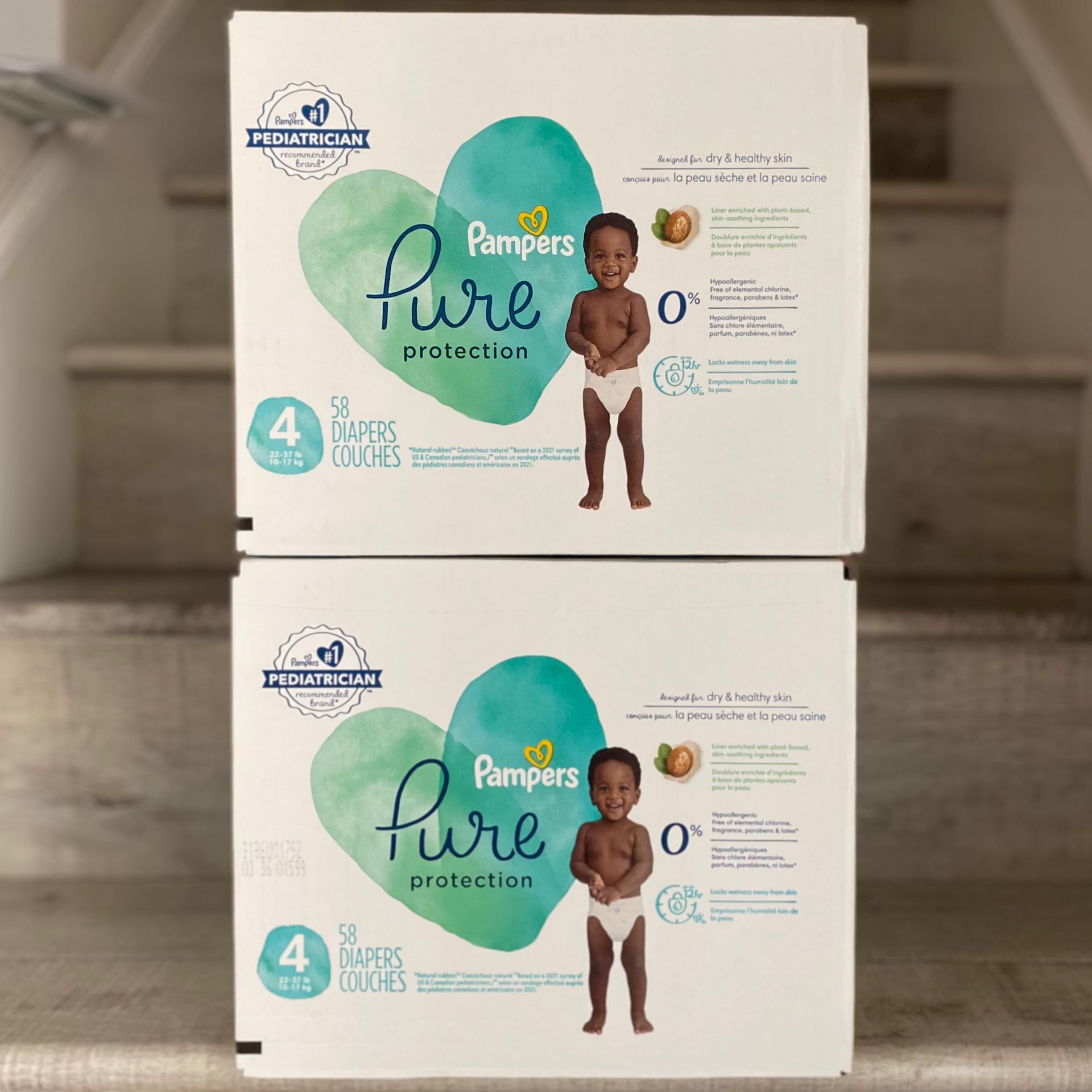 Brand New Pampers Pure Protection Diapers- Both Boxes For $30
