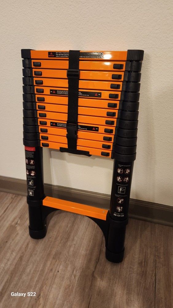 Brand New Industrial 13' Telescoping Ladder