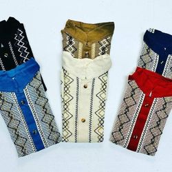 Guayabera De Hombre Tallas S M L