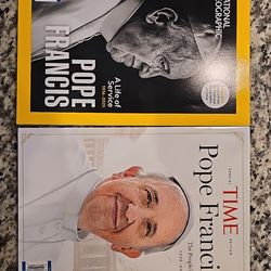 Pope Francis Nat Geo &Time Magazine