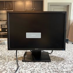 Acer V193W 19" LED  LCD Monitor, Black