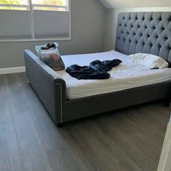 Upholster California King Bed Frame