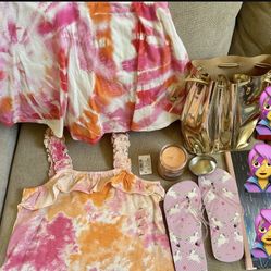 Girls Size 14 Skirt, Top Lg Purse Candle All New!🤗