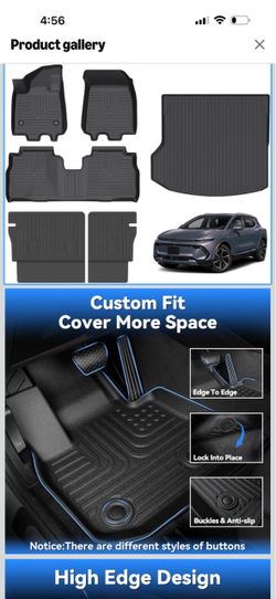 24-25 Chevy equinox floor mat cargo liner