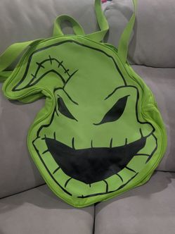 2025 Disney Parks Nightmare Before Christmas Oogie Boogie Canvas Tote Bag