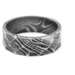Damascus Steel Ring Size 11-12