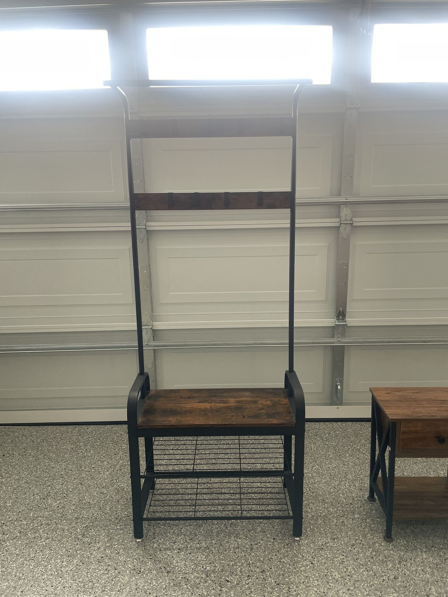 Coat Rack Shoe Rack Front Door Storage