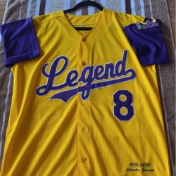 Kobe Bryant Baseball Jersey Medium Size 