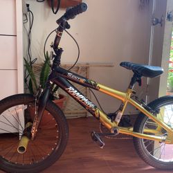 Rampage BMX Child Bicycle, Gold and Black