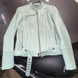 Medium Vintage Leather Women’s Harley Davidson Riding Jacket