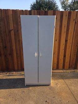 4-shelf Wooden Utility Cabinet