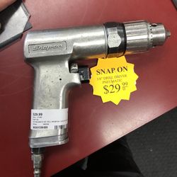 9609 Snap On Drill Driver Air Pneumatic Powered 1596489