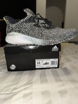 Adidas Alphabounce Black And White