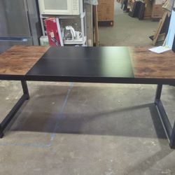 TRIBESIGNS WAY TO ORIGIN
Halseey 70.8 in. W Brown Computer Desk Particle Board Wood Home Office Workstation Boardroom Desk