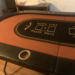 Poker Table In  Good Condition 