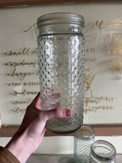 Tall Large Hobnail Vases