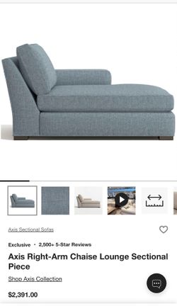 Chaise lounge sectional