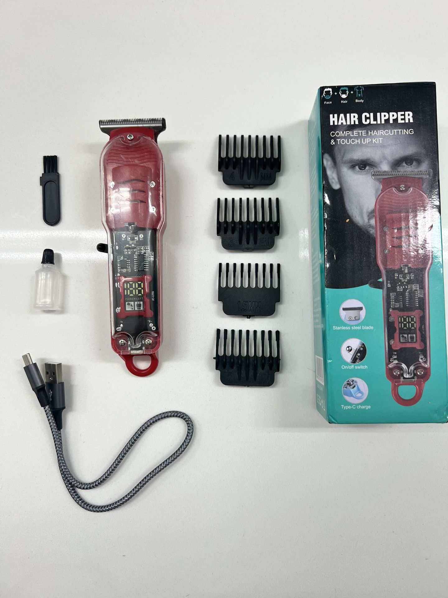 Cordless Wireless Hair Clipper