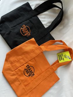 Trader Joe’s Canvas Tote Bags – Black & Orange