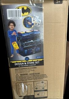 Batman 6 Bin Design And Store Toy Organizer