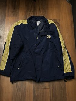 georgia tech winter vintage russel y2k jacket XL