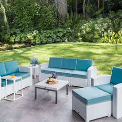 Set de conversación para exteriores de paneles intercambiables